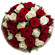 букет из красных и белых роз. Пакистан