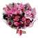 букет из роз и тюльпанов с лилией. Пакистан